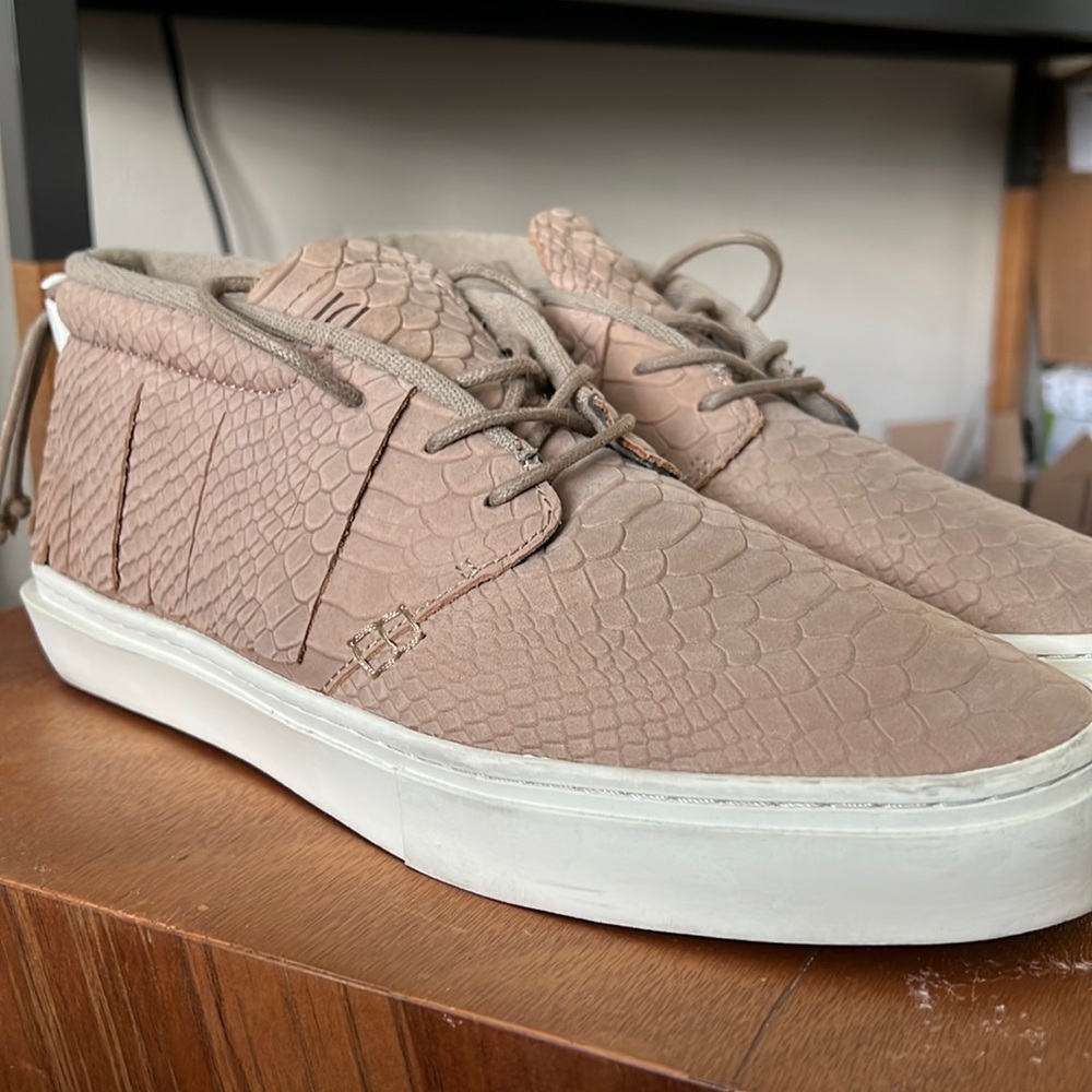 Clear weather chukka moccasin sneaker